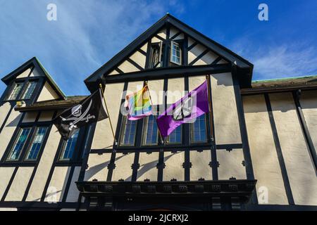 PRINCETON, NJ USA - NOVENBER 12, 2019:  The Tiger Inn Eating Club at Princeton University. Prospect, studies. Stock Photo