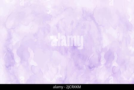 Vector Watercolor sky and clouds, abstract watercolor background Stock Vector