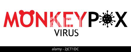 Monkeypox virus banner. New Monkeypox 2022 virus. Vector illustration Stock Vector