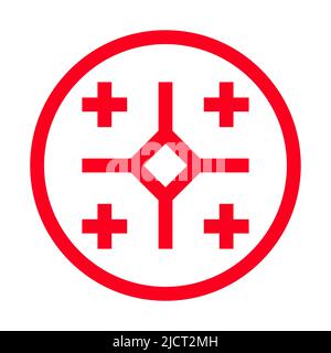 Georgia round stamp Stock Vector