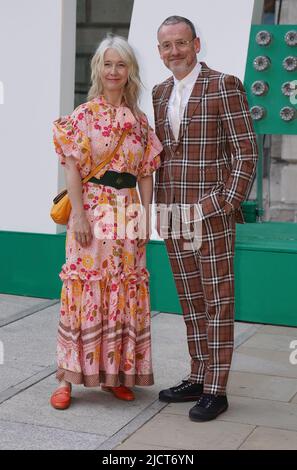 Justine Simons and Axel Ruger attend The Royal Academy of Arts Summer ...