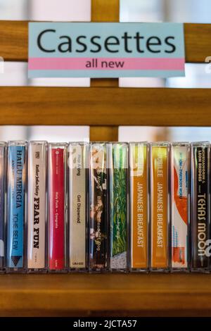Retro 1980s Cassettes Stock Photo