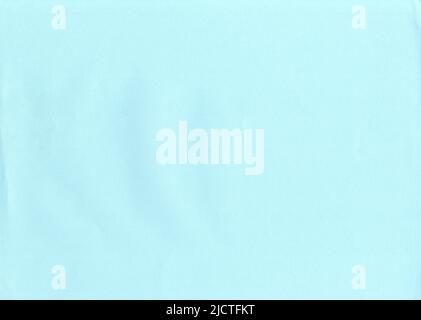 High resolution large image of light, sky, baby blue uncoated paper texture background with fine grain fiber and dust particles smooth matt wallpaper Stock Photo