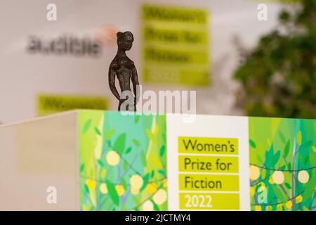 London, UK.  15 June 2022. The Bessie to be awarded to the winner of the 2022 Women’s Prize for Fiction, a major literary prize now in its 27th year, dubbed ‘the greatest celebration of women’s creativity’ in Bedford Square Gardens, Bloomsbury.  Credit: Stephen Chung / Alamy Live News Stock Photo