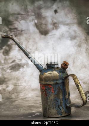 The old oil can Stock Photo
