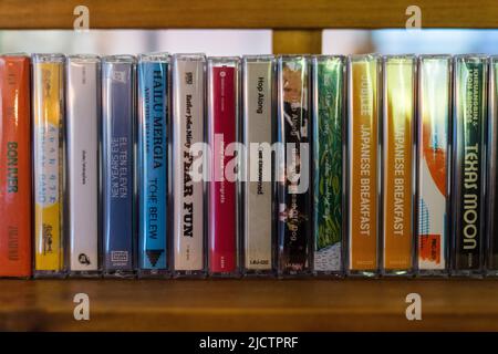 Retro 1980s Cassettes Stock Photo