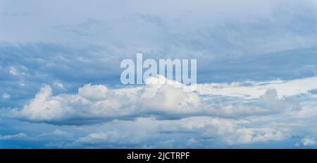 Dramatic Clouds on blue sky Stock Photo