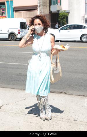 Celebrities seen out and about in Hollywood Featuring: Claudia Wells Where: California , Los Angeles , United States When: 04 Aug 2021 Credit: Guillermo Proano/WENN Stock Photo