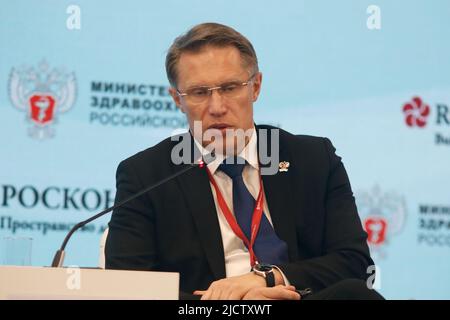 Mikhail Murashko, Minister of Health of the Russian Federation seen ...