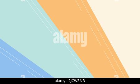 paper abstract pastel colors background vector. minimalist style vector Illustration, Creative design for pastel wallpaper Stock Vector