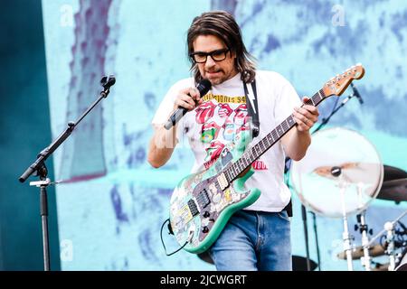 Milano, Italy, June 15 2022. Weezer in concert at IDAYS Festival Stock Photo