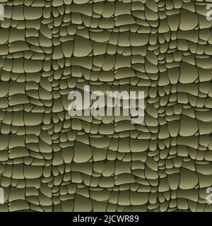 Faux snake skin pattern. Reptile seamless texture. Abstract animal print. Make camouflage printable snake skin print. Vector template for design fabri Stock Vector