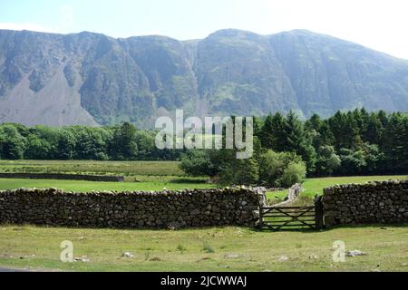 The Wainwright 'Illgill Head' from Greendale near Wasdale in the Lake District National Park, Cumbria, England, UK. Stock Photo