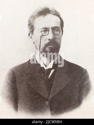 Anton Pavlovich Chekhov. Photo from 1899. Stock Photo