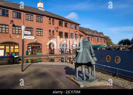 Canal Basin, Coventry, West Midlands, England, United Kingdom, Europe Stock Photo