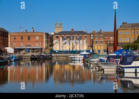 Gloucester Docks, Gloucester, Gloucestershire, England, United Kingdom, Europe Stock Photo