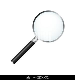 Magnifying glass. With Gradient Mesh. Vector illustration. Stock Vector