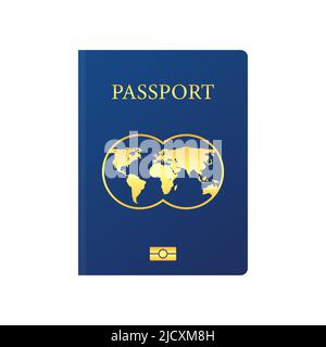 passport background template