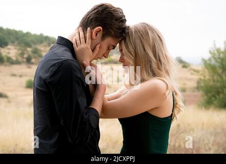 HERO FIENNES TIFFIN and JOSEPHINE LANGFORD in AFTER EVER HAPPY (2022), directed by CASTILLE LANDON. Credit: CalMaple / Wattpad / Album Stock Photo