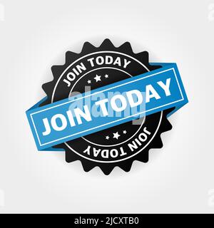 Join our team grunge rubber stamp on white background, vector illustration. Stock Vector