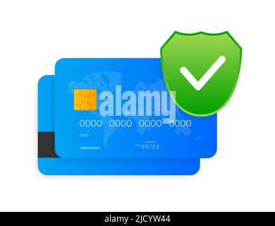 NFC payment concept icon in flat style. Vector illustration. Stock Vector