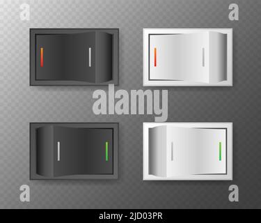 Switch, great design for any purposes. Web icon set. Realistic vector ...
