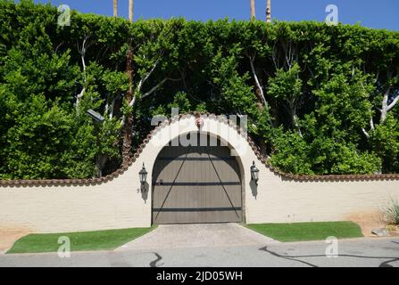 Palm Springs, California, USA 11th June 2022 A general view of atmosphere of Baseball Player Joe DiMaggio and Actress Marilyn Monroe's Former Home/Estate at 953 N. Avenida Palmas on June 11, 2022 in Palm Springs, California, USA. Photo by Barry King/Alamy Stock Photo Stock Photo