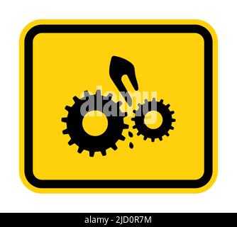 Moving Machinery Symbol Isolate On White Background,Vector Illustration ...