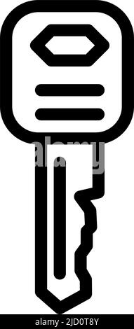 standard english key line icon vector illustration Stock Vector Image ...