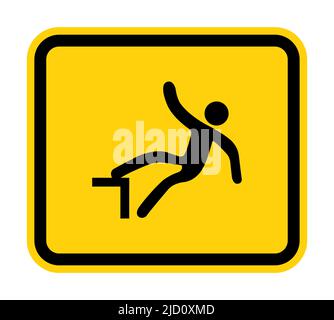 Beware Drop Symbol Sign Isolate On White Background,Vector Illustration Stock Vector