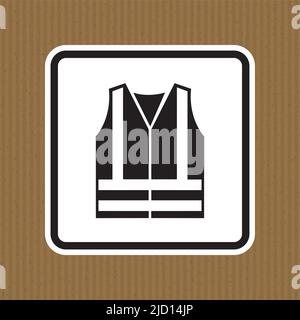PPE Icon.Wear High Visibilty Clothing Symbol Sign Isolate On White Background,Vector Illustration EPS.10 Stock Vector
