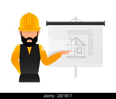 Construction, great design for any purposes. Isometric vector illustration. Flat vector illustration Stock Vector