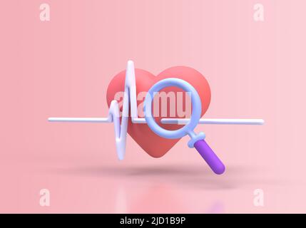 Heart Beating  3D Animated Clipart for PowerPoint 