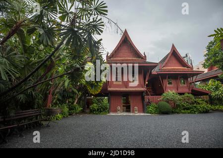 Jim Thompson House, traditional Thai wooden houses, Bangkok Stock Photo