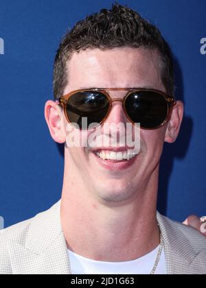 Los Angeles, United States. 16th June, 2022. LOS ANGELES, CALIFORNIA, USA - JUNE 16: American professional baseball pitcher Walker Buehler arrives at the Los Angeles Dodgers Foundation (LADF) Annual Blue Diamond Gala 2022 held at Dodger Stadium on June 16, 2022 in Los Angeles, California, United States. (Photo by Xavier Collin/Image Press Agency) Credit: Image Press Agency/Alamy Live News Stock Photo