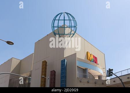 ALFAFAR, SPAIN - JUNE 06, 2022: MN4 is a modern leisure and shopping center in Alfafar, Valencia Stock Photo