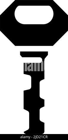 laser cut key glyph icon vector illustration Stock Vector Image & Art ...
