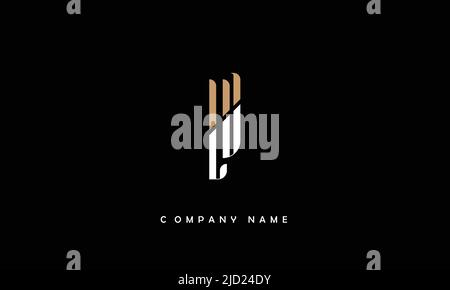 LV, VL Alphabets Letters Logo Monogram Stock Vector