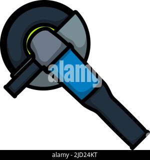 Grinder Icon. Editable Bold Outline With Color Fill Design. Vector Illustration. Stock Vector