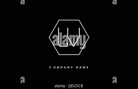 LV, VL Alphabets Letters Logo Monogram Stock Vector