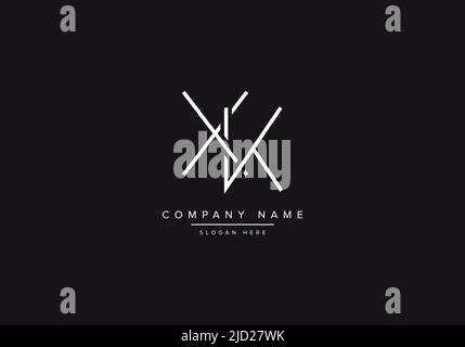 Alphabet letter icon logo XK Stock Vector