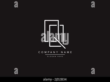 Alphabet letter icon logo QQ Stock Vector