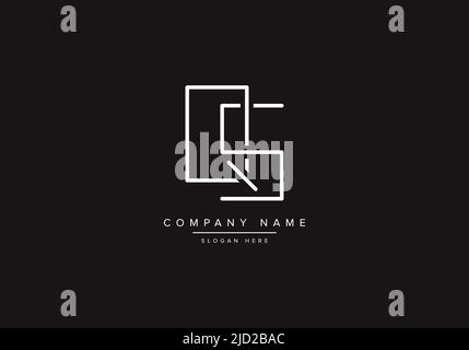Alphabet letter icon logo QS Stock Vector