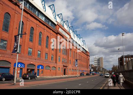 Exterior of Ibrox Football stadium, home of Rangers FC, Govan, Glasgow,  Scotland, UK Stock Photo - Alamy