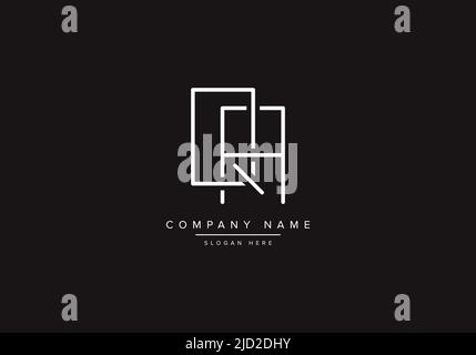 QA logo design vector illustration template. Stock Vector