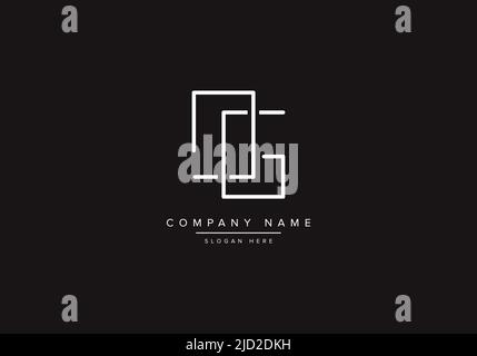 OG logo design vector illustration template. Stock Vector