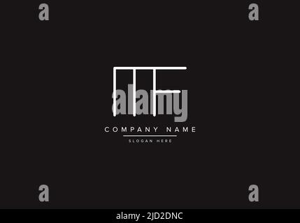 MF logo design vector illustration template. Stock Vector