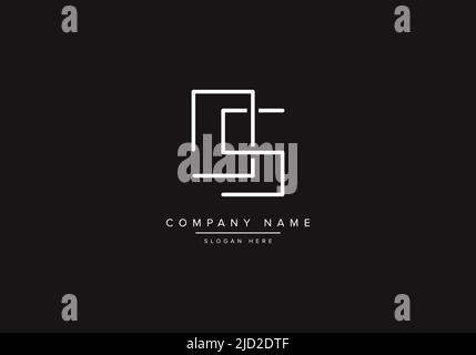 DS logo design vector illustration template. Stock Vector