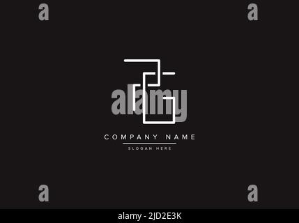 PG logo design vector illustration template. Stock Vector