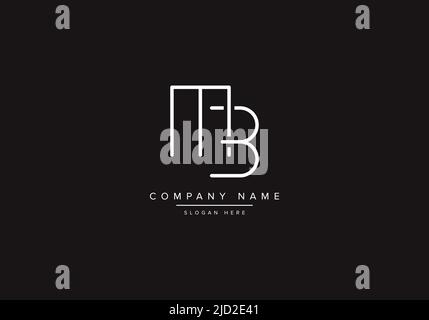 MB logo design vector illustration template. Stock Vector